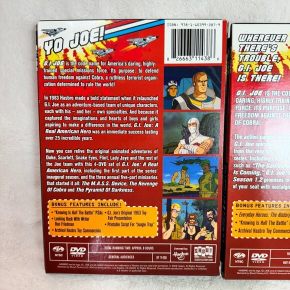 2009-10 GI Joe Real American Hero DVD Season 1 - 1.1, 1.2, 1.3 - Picture 5 of 8